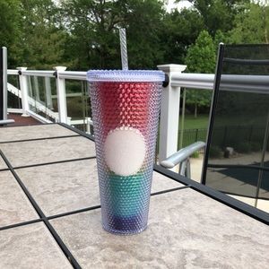 🌈💛 NEW Starbucks Rainbow Studded Tumbler 🌈💛